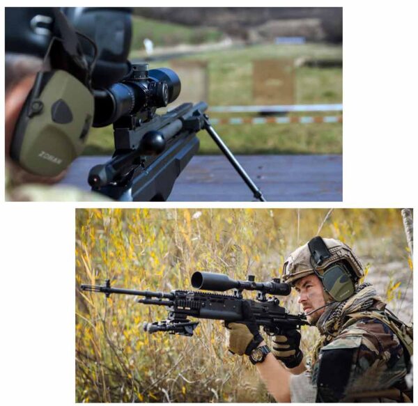 ZOHAN Electronic Shooting Ear Protection Sound Amplification Anti-noise Earmuffs Professional Hunting Ear Defender Outdoor Sport - Image 3