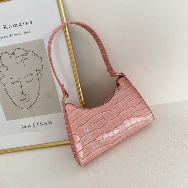 Fashion Exquisite Shopping Bag Retro Casual Women Totes Shoulder Bags Female Leather Solid Color Chain Handbag for Women 2022 - Image 3