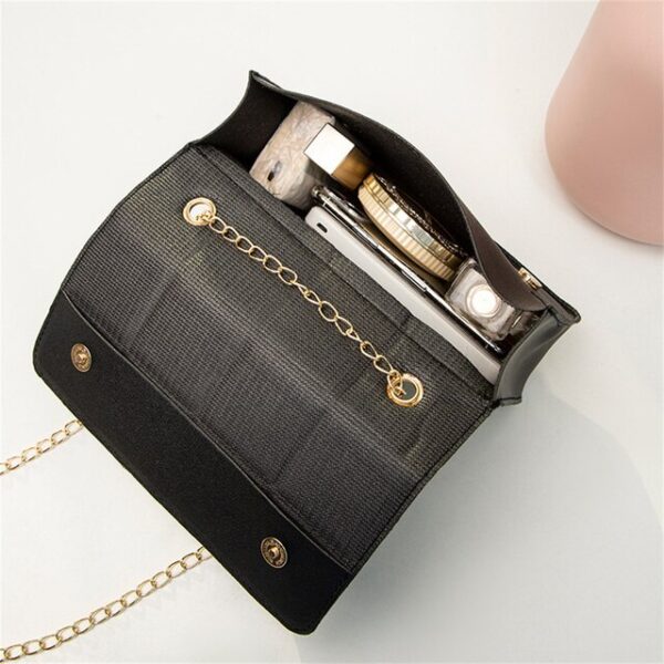 Drop Shipping Tassel Bag Bags for Women PU Leather Shoulder Bags Women Chain Rhomboid Crossbody Bags Trend Handbags Phone - Image 3