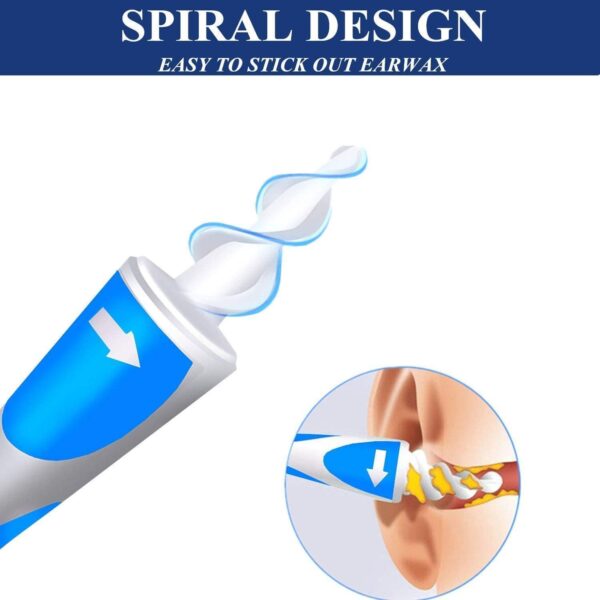 2022 Hot New Arrival Spiral Ear Cleaner Silicon Spoon Set Soft for Personal Wax Remover Cleaning Beauty Health Care Scoop Tools - Image 3