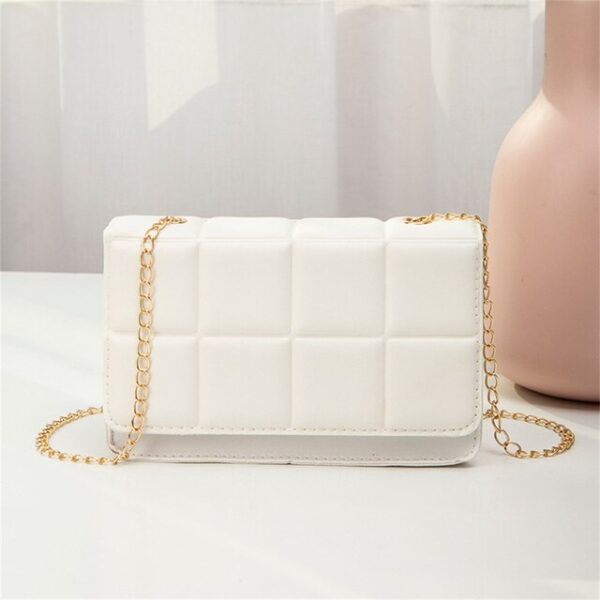 Drop Shipping Tassel Bag Bags for Women PU Leather Shoulder Bags Women Chain Rhomboid Crossbody Bags Trend Handbags Phone - Image 2